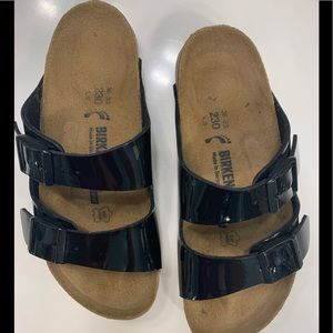 Birkenstock Arizona Birko-Flor Black Paten
